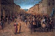 Francesco Granacci Entry of Charles VIII into Florence Spain oil painting artist